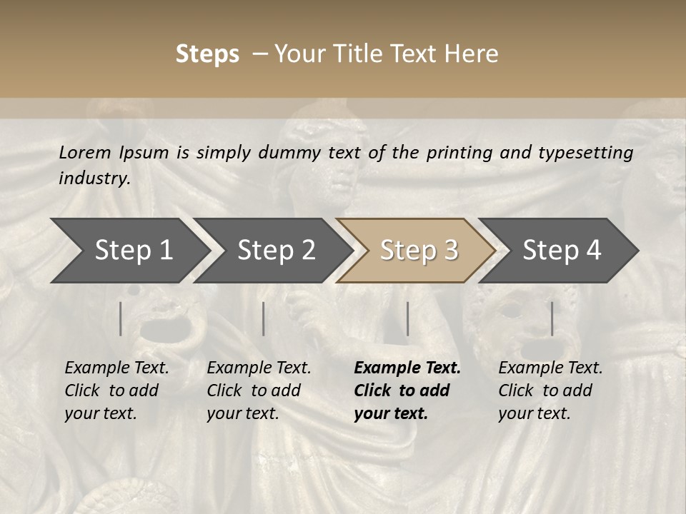 A Group Of People Standing Next To A Stone Wall PowerPoint Template