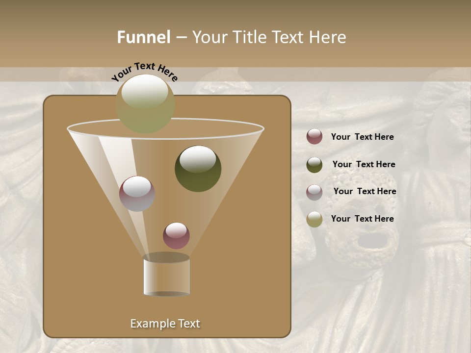 A Group Of People Standing Next To A Stone Wall PowerPoint Template