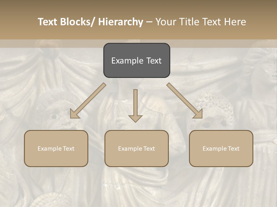 A Group Of People Standing Next To A Stone Wall PowerPoint Template