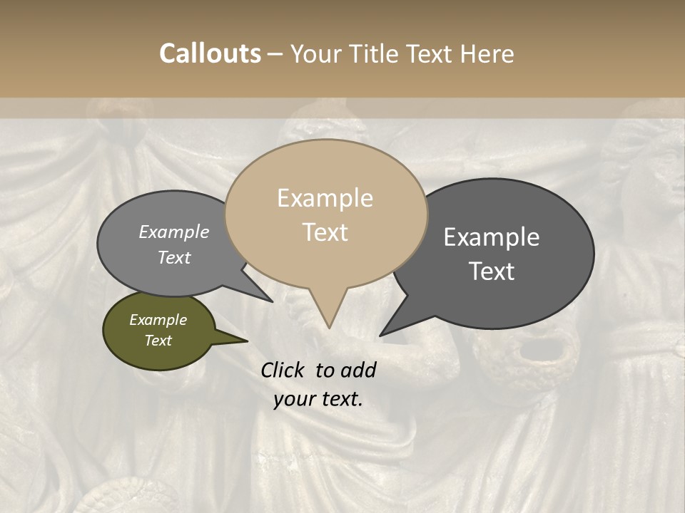 A Group Of People Standing Next To A Stone Wall PowerPoint Template