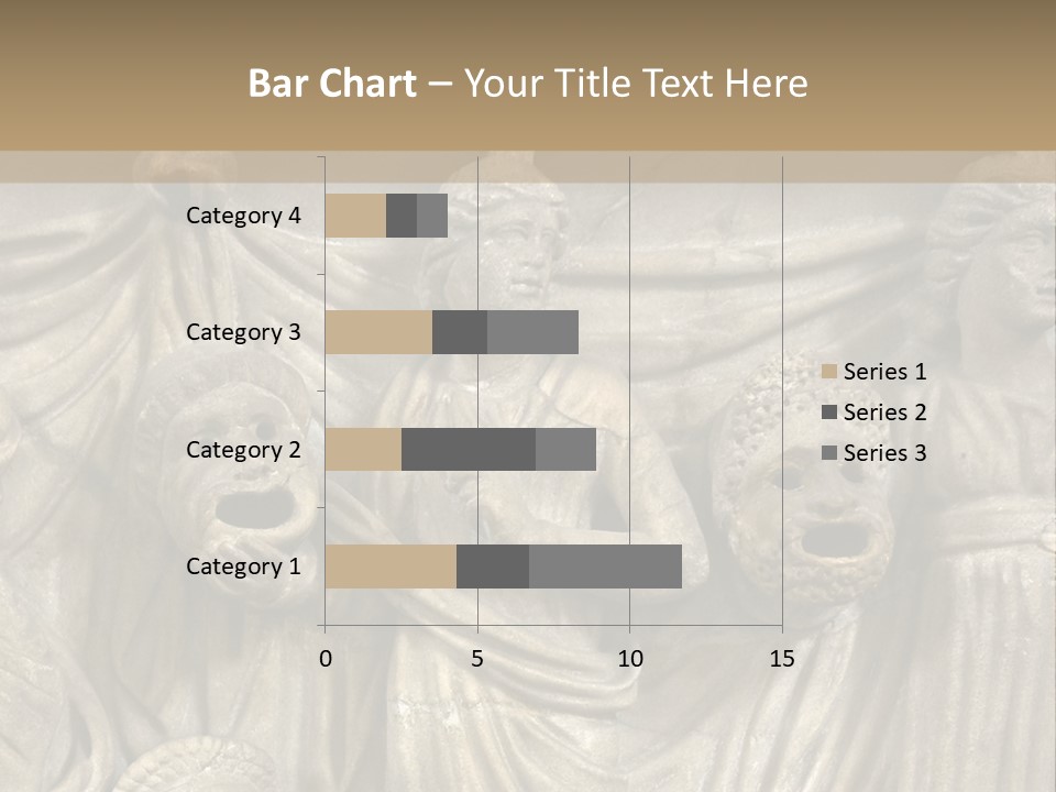 A Group Of People Standing Next To A Stone Wall PowerPoint Template