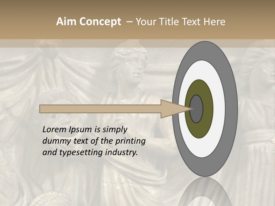 A Group Of People Standing Next To A Stone Wall PowerPoint Template