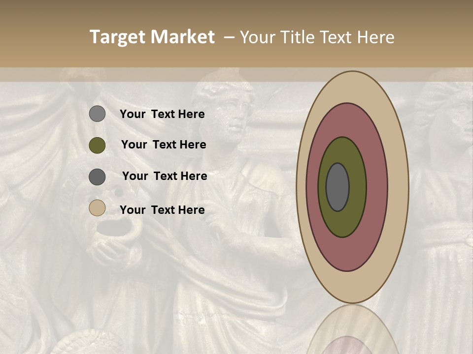 A Group Of People Standing Next To A Stone Wall PowerPoint Template