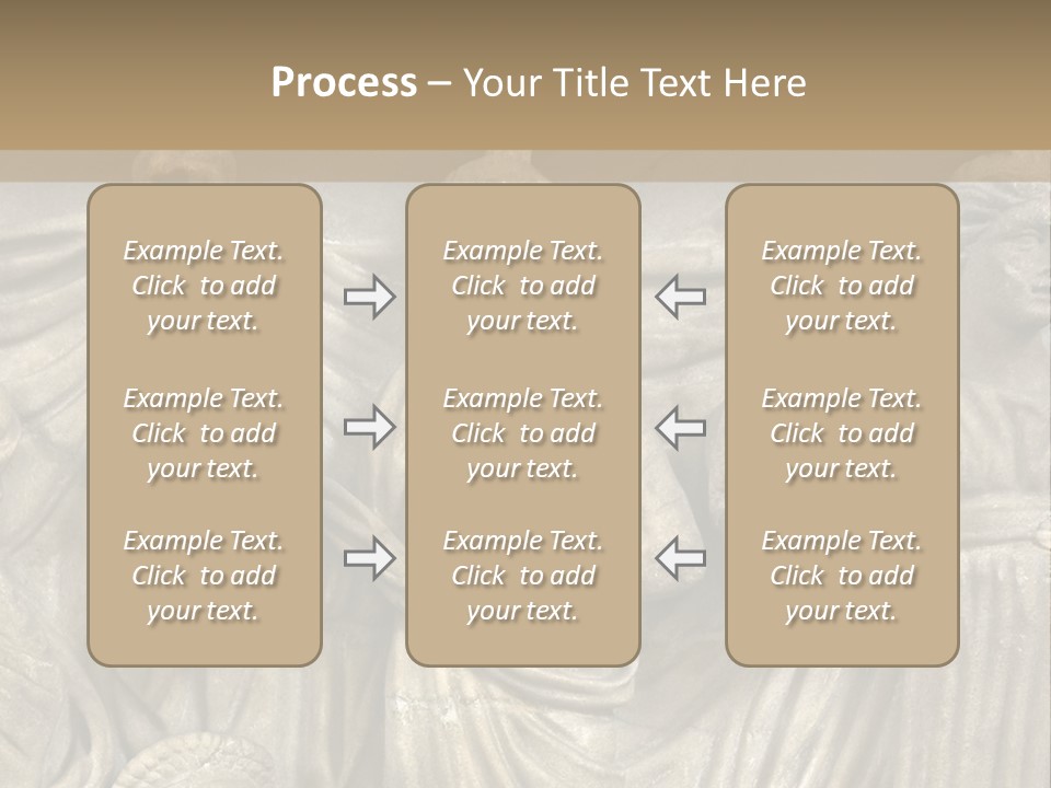 A Group Of People Standing Next To A Stone Wall PowerPoint Template