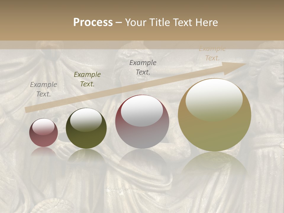 A Group Of People Standing Next To A Stone Wall PowerPoint Template