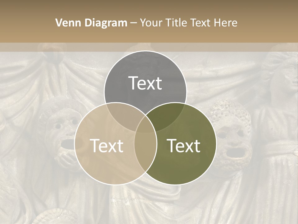 A Group Of People Standing Next To A Stone Wall PowerPoint Template