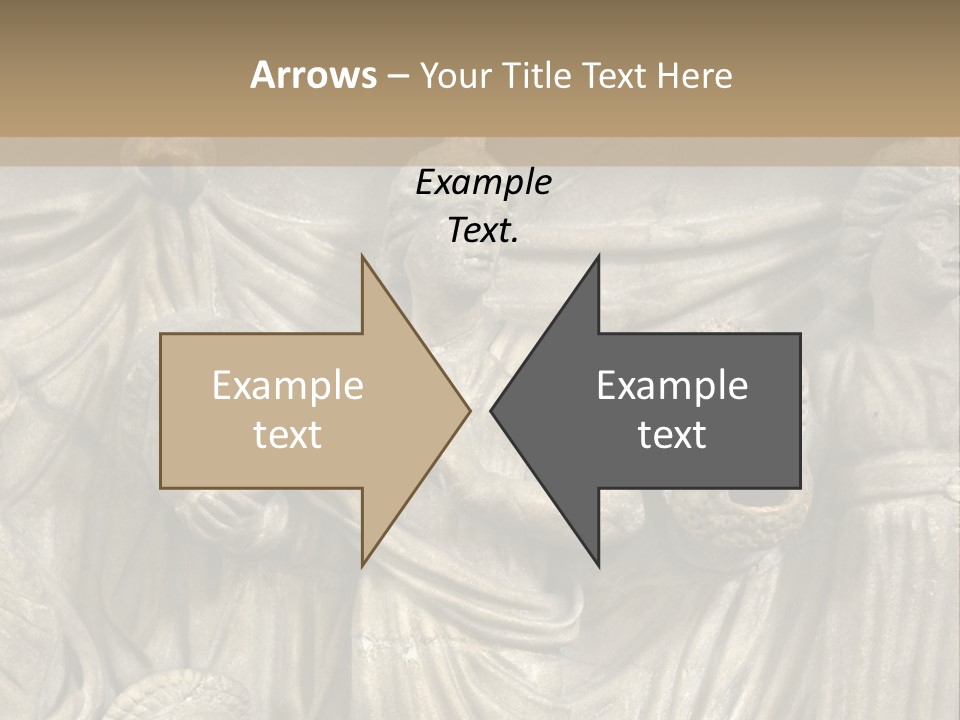 A Group Of People Standing Next To A Stone Wall PowerPoint Template