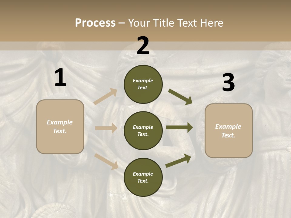 A Group Of People Standing Next To A Stone Wall PowerPoint Template