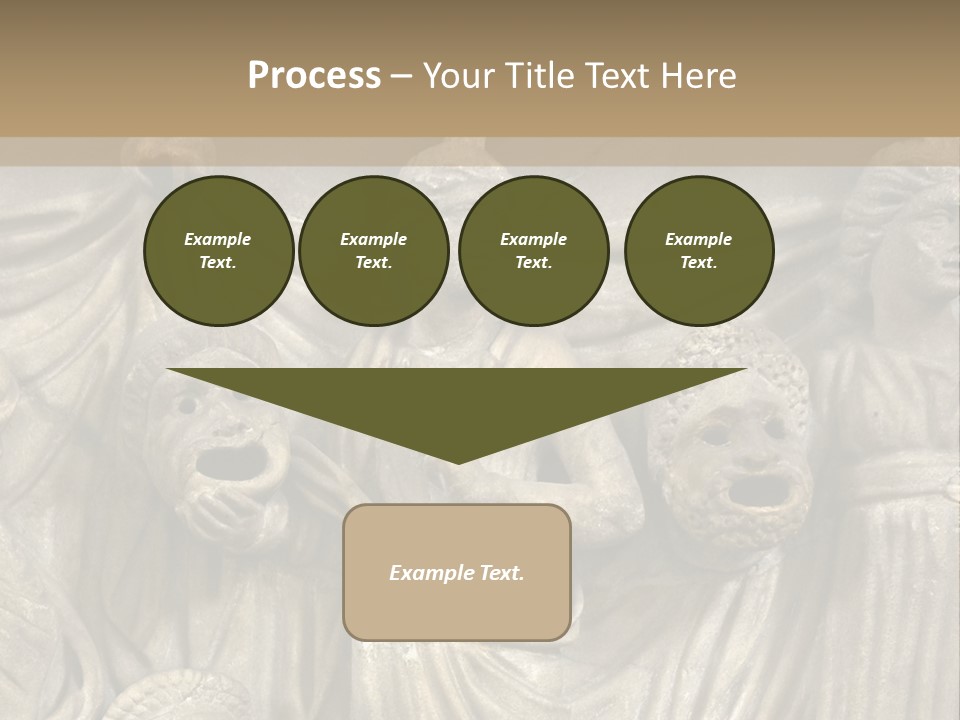 A Group Of People Standing Next To A Stone Wall PowerPoint Template