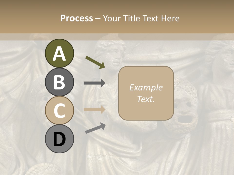 A Group Of People Standing Next To A Stone Wall PowerPoint Template