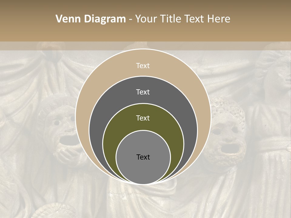 A Group Of People Standing Next To A Stone Wall PowerPoint Template