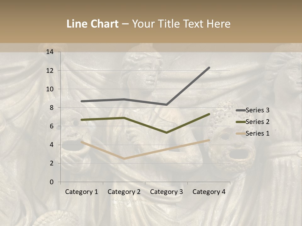 A Group Of People Standing Next To A Stone Wall PowerPoint Template