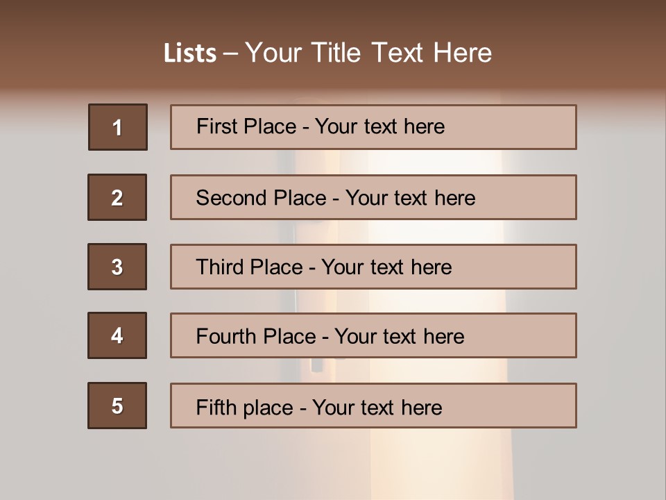 A Door Handle On A Door With A Light Coming Through It PowerPoint Template