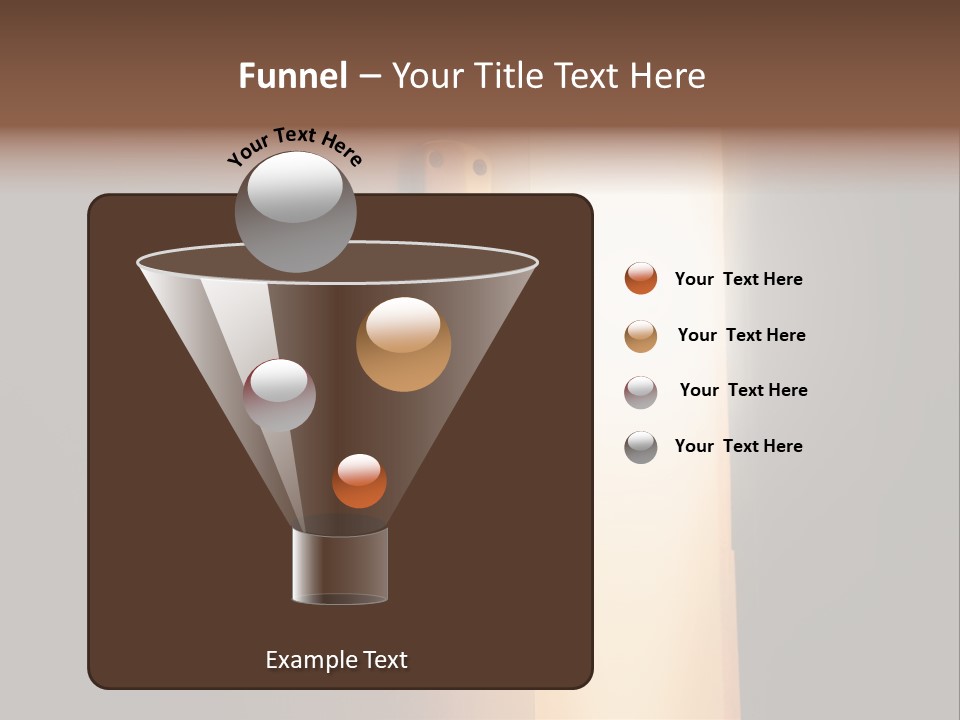 A Door Handle On A Door With A Light Coming Through It PowerPoint Template