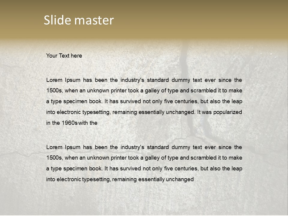 Stocky Canine Sponge PowerPoint Template