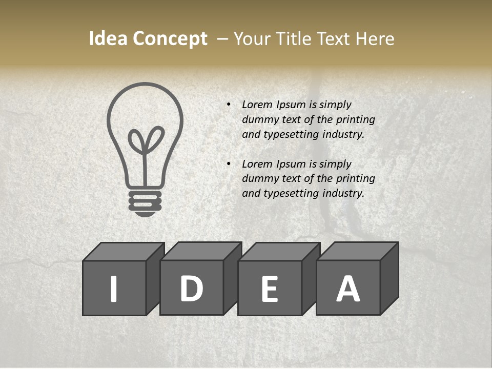 Stocky Canine Sponge PowerPoint Template