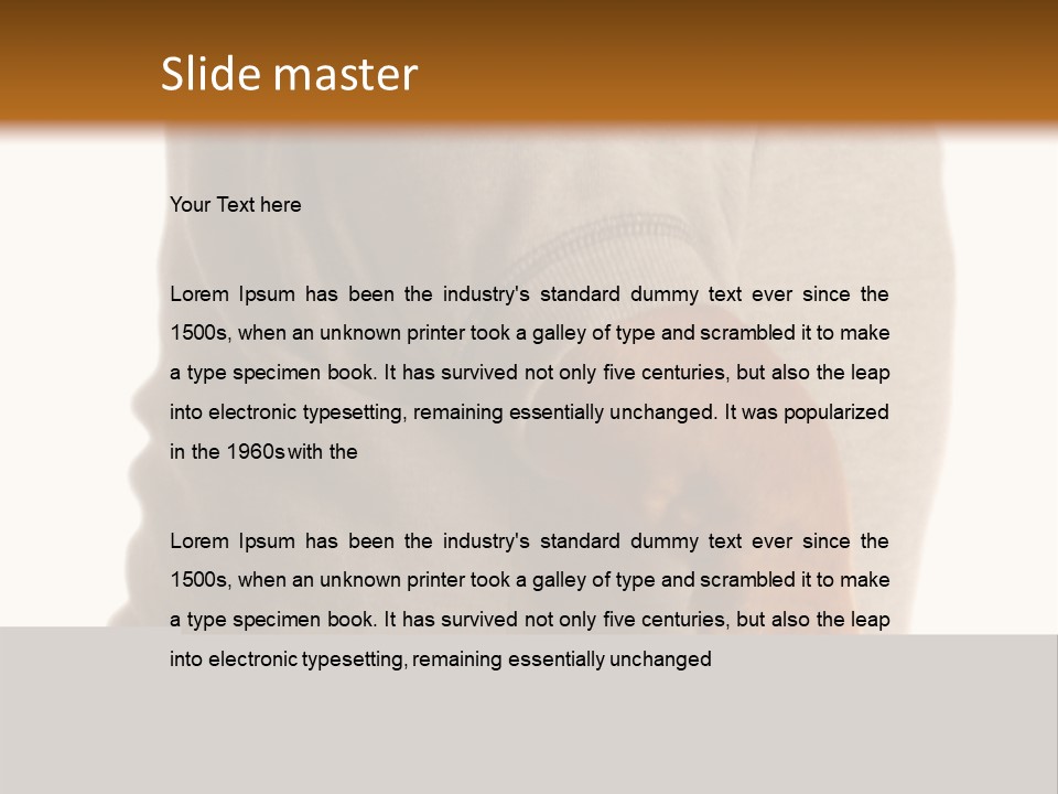 Stocky Canine Sponge PowerPoint Template