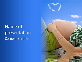 Individual Tummy Feminine PowerPoint Template