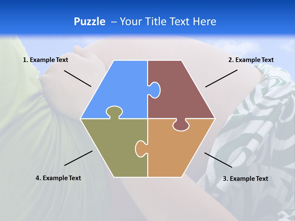 Individual Tummy Feminine PowerPoint Template