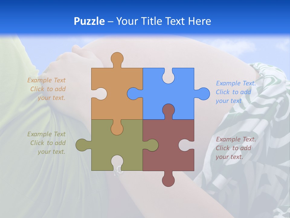 Individual Tummy Feminine PowerPoint Template