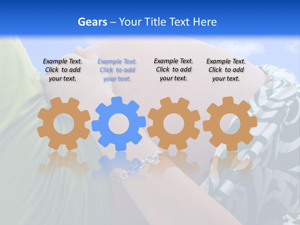 Individual Tummy Feminine PowerPoint Template