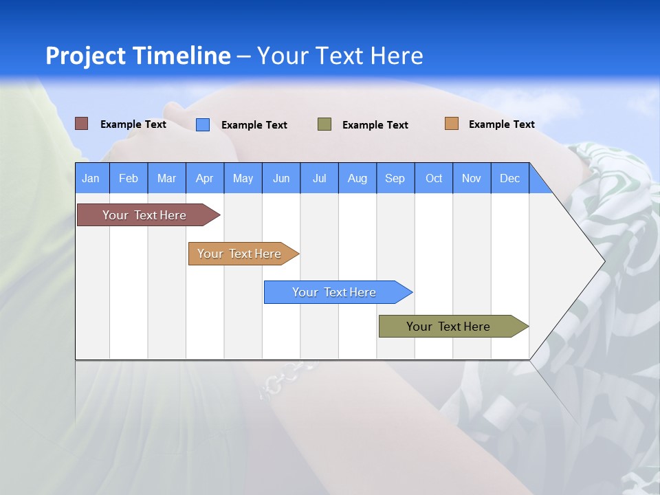 Individual Tummy Feminine PowerPoint Template