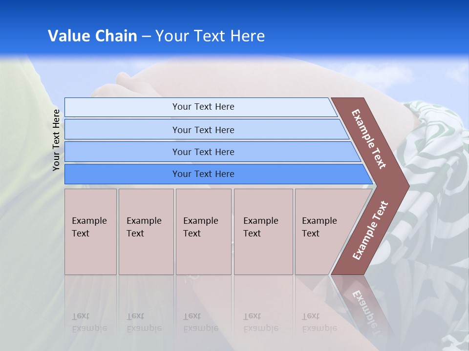 Individual Tummy Feminine PowerPoint Template