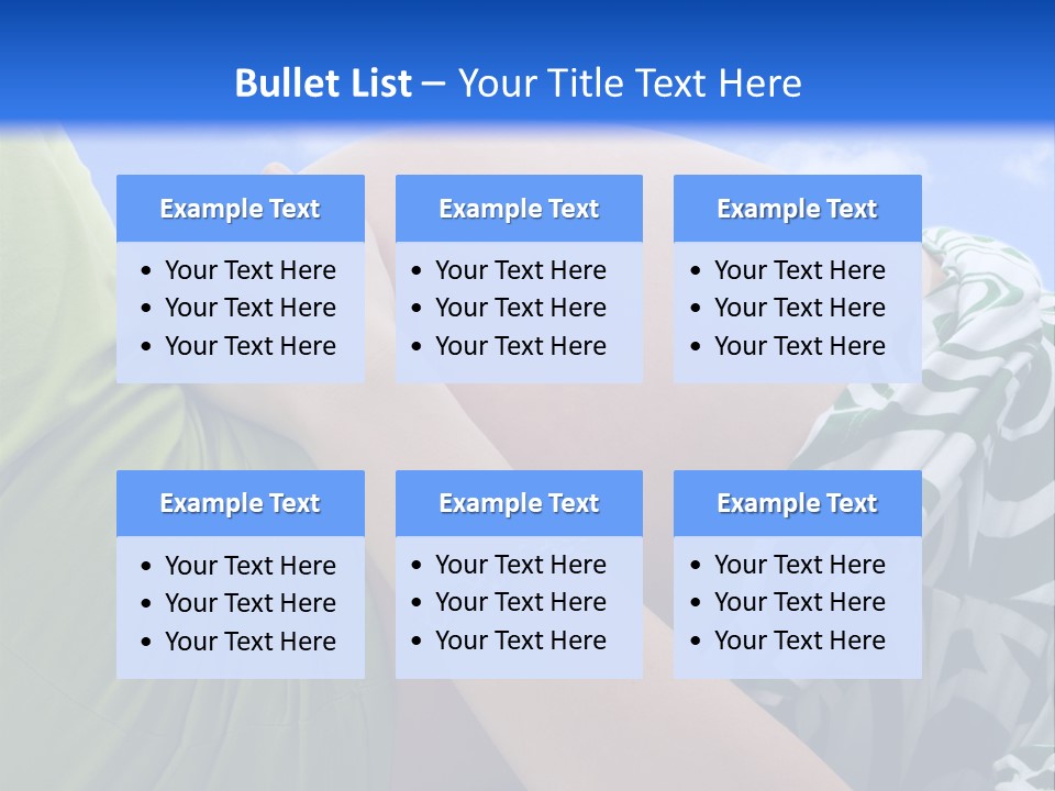 Individual Tummy Feminine PowerPoint Template