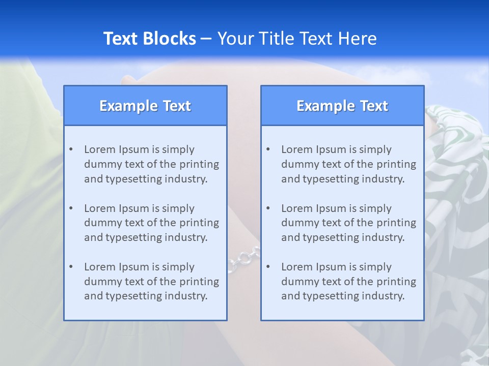 Individual Tummy Feminine PowerPoint Template