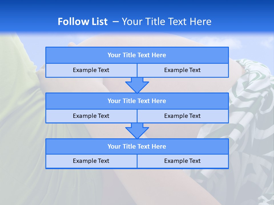 Individual Tummy Feminine PowerPoint Template
