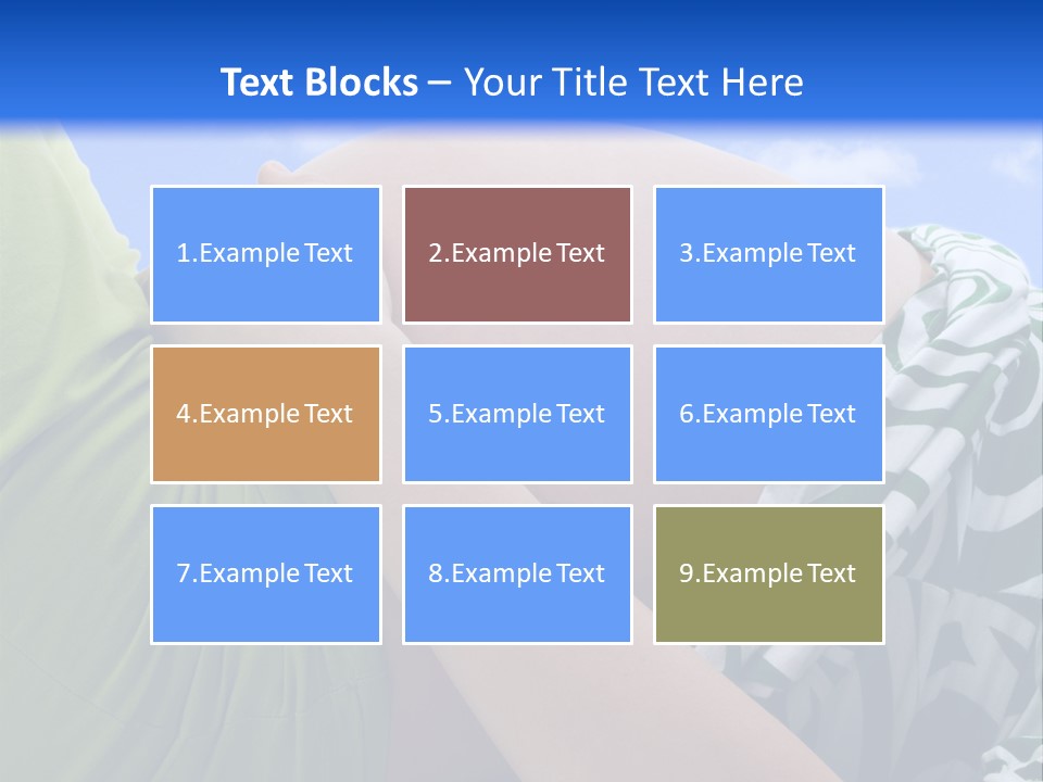 Individual Tummy Feminine PowerPoint Template