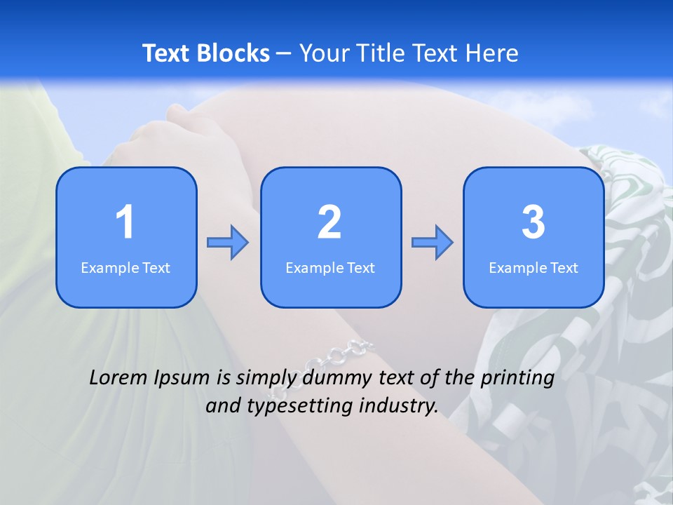 Individual Tummy Feminine PowerPoint Template