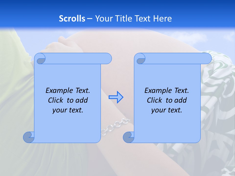 Individual Tummy Feminine PowerPoint Template