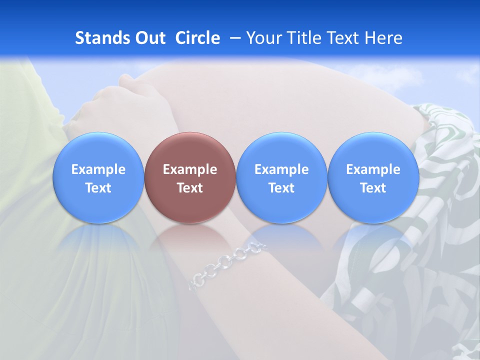 Individual Tummy Feminine PowerPoint Template