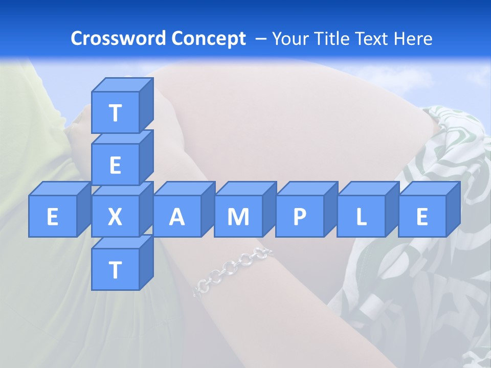 Individual Tummy Feminine PowerPoint Template