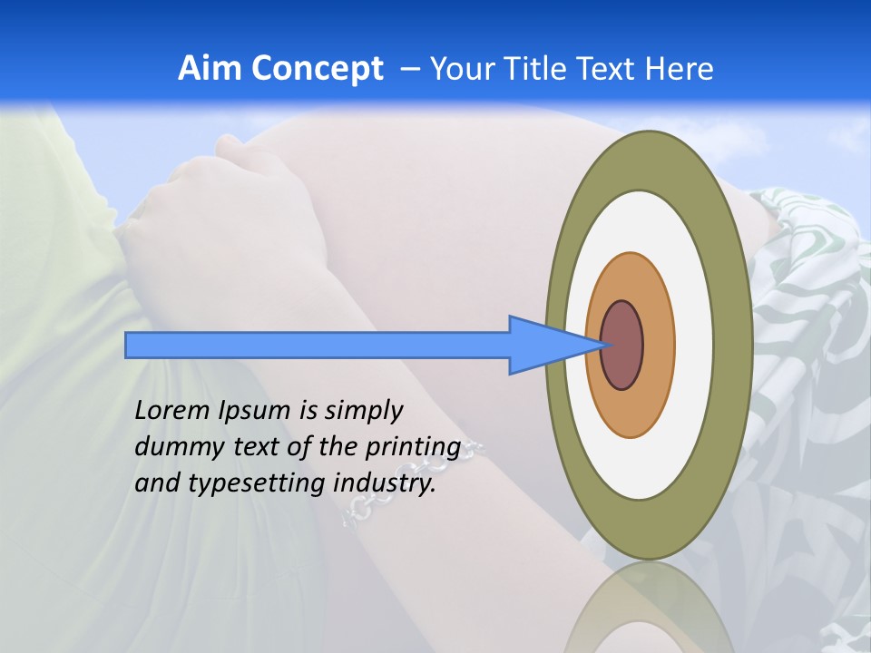 Individual Tummy Feminine PowerPoint Template