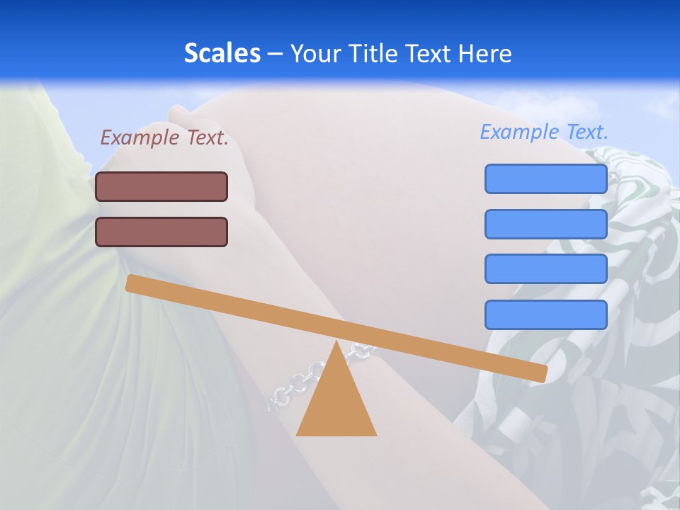 Individual Tummy Feminine PowerPoint Template