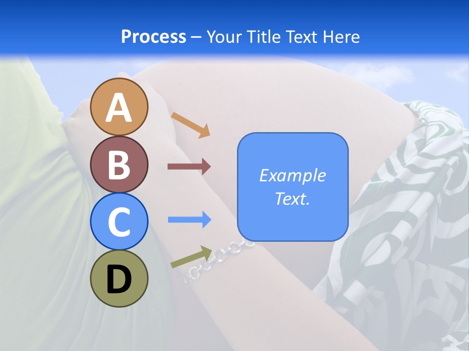 Individual Tummy Feminine PowerPoint Template
