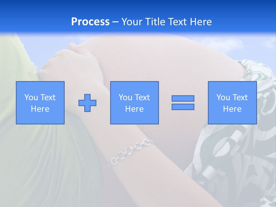 Individual Tummy Feminine PowerPoint Template