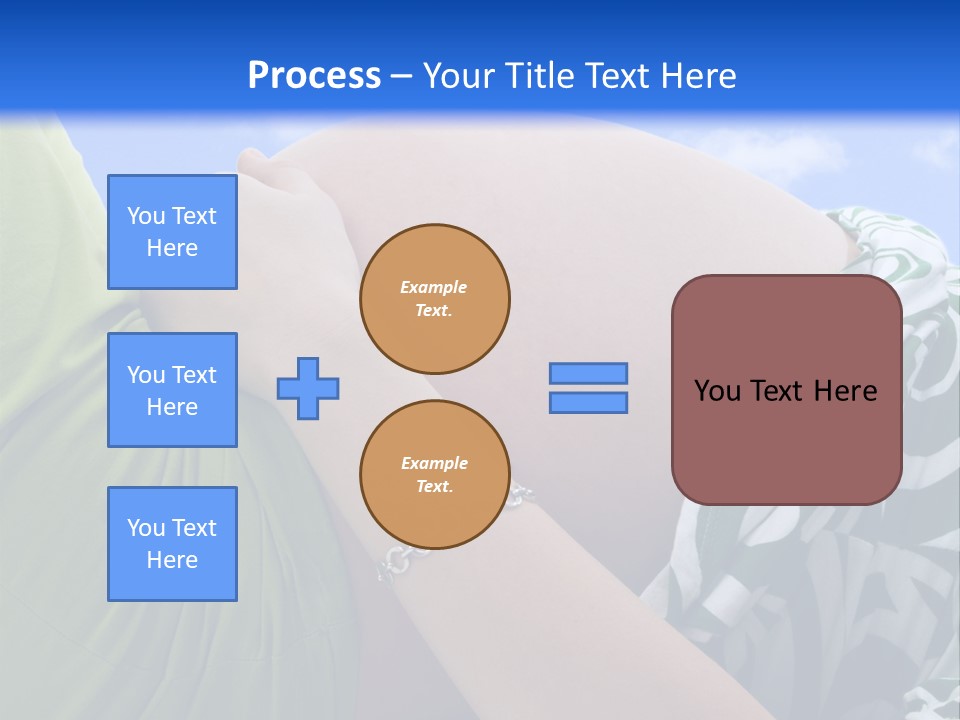 Individual Tummy Feminine PowerPoint Template