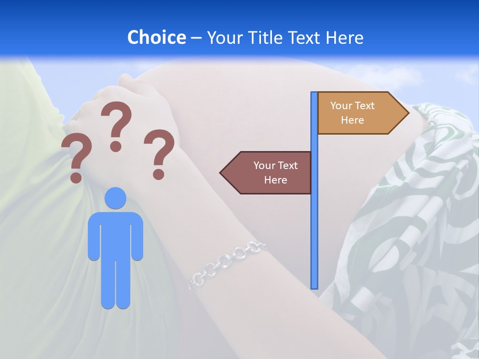 Individual Tummy Feminine PowerPoint Template