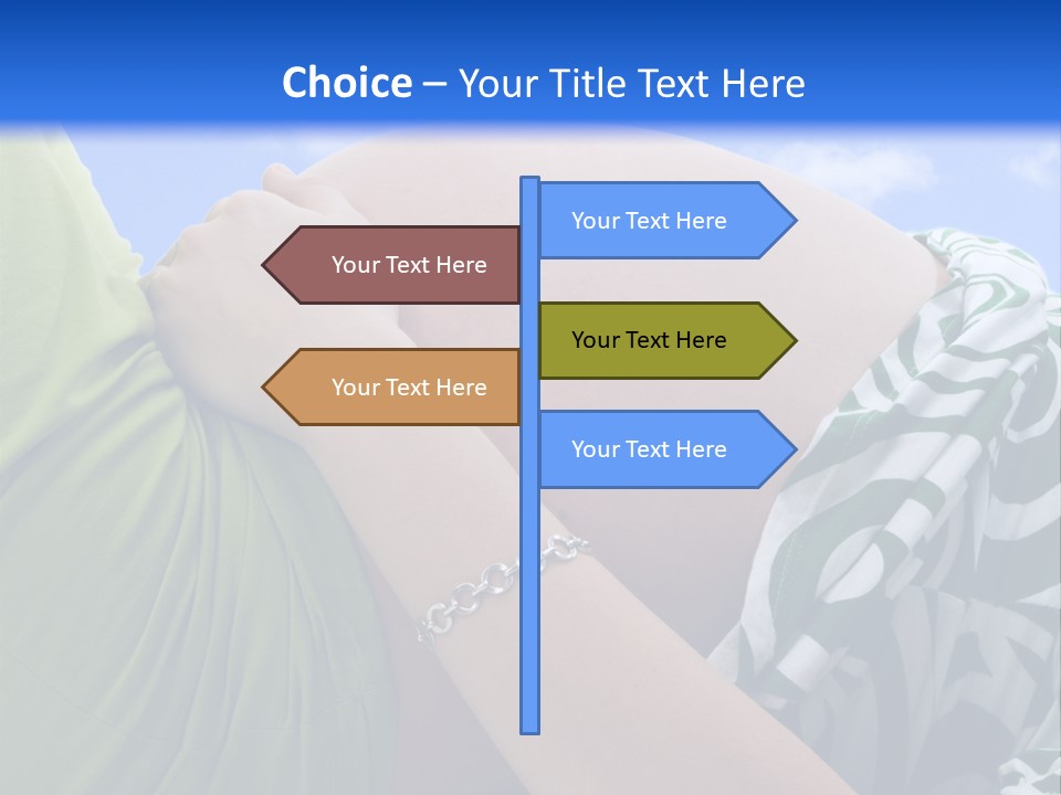 Individual Tummy Feminine PowerPoint Template