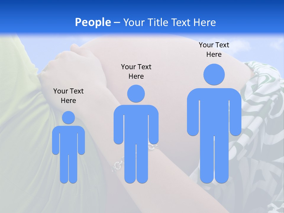 Individual Tummy Feminine PowerPoint Template