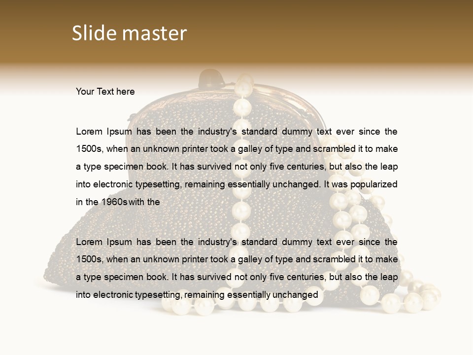 Female Metal Studio PowerPoint Template