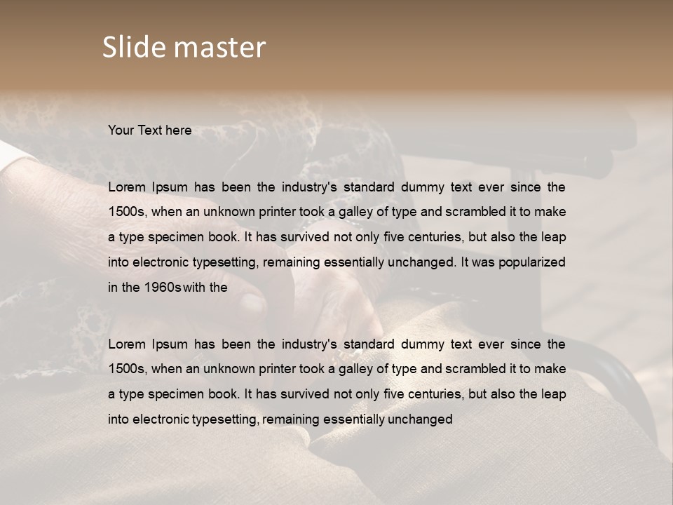 Mature Old Long Term PowerPoint Template