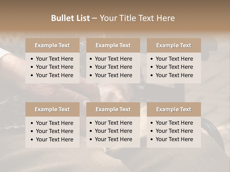 Mature Old Long Term PowerPoint Template