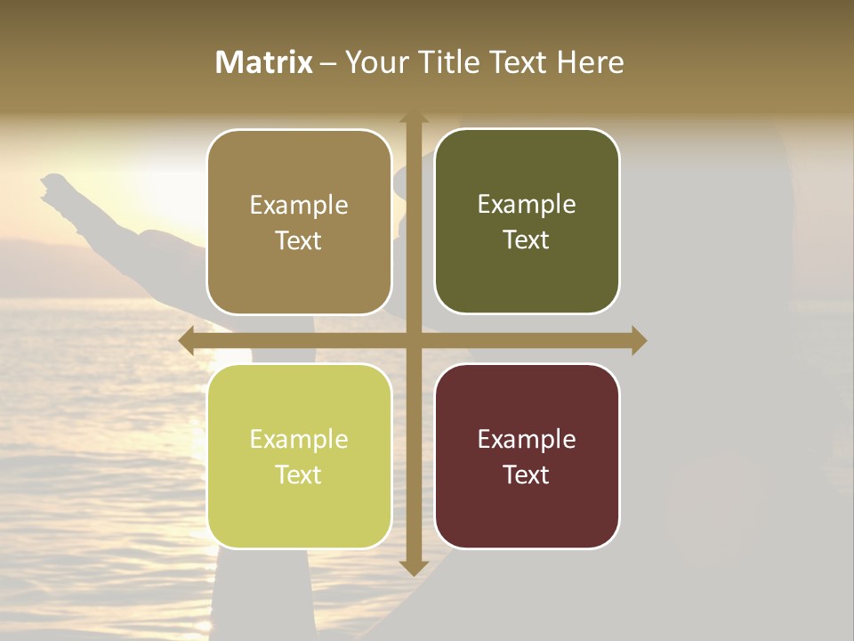 Shadow Hand Concentration PowerPoint Template