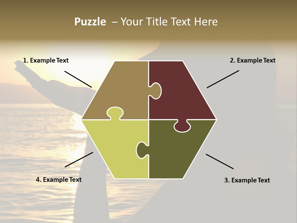 Shadow Hand Concentration PowerPoint Template