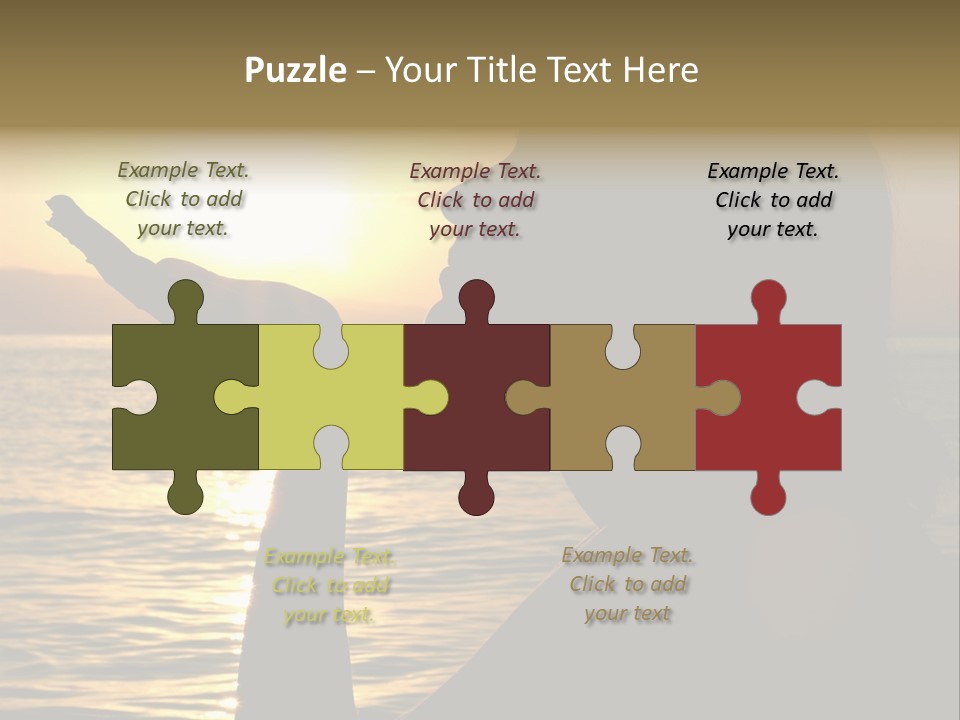 Shadow Hand Concentration PowerPoint Template