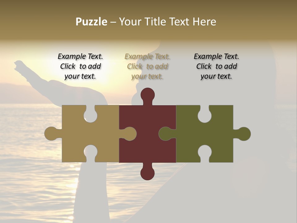 Shadow Hand Concentration PowerPoint Template